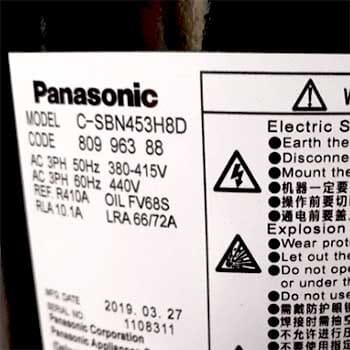 Расшифровка маркировки спиральных компрессоров Panasonic