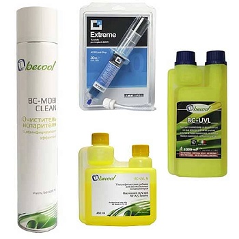 Пенный очиститель испарителя в аэрозольной упаковке с дезинфицирующим эффектом BC-MOBI CLEAN FOAM becool
