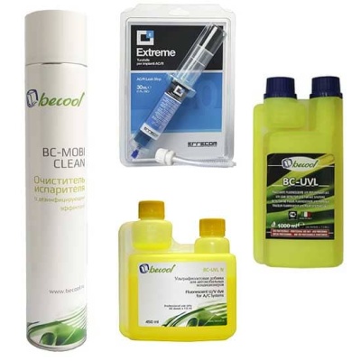 Комплект для очистки пена и спрей BC-CLEAN becool